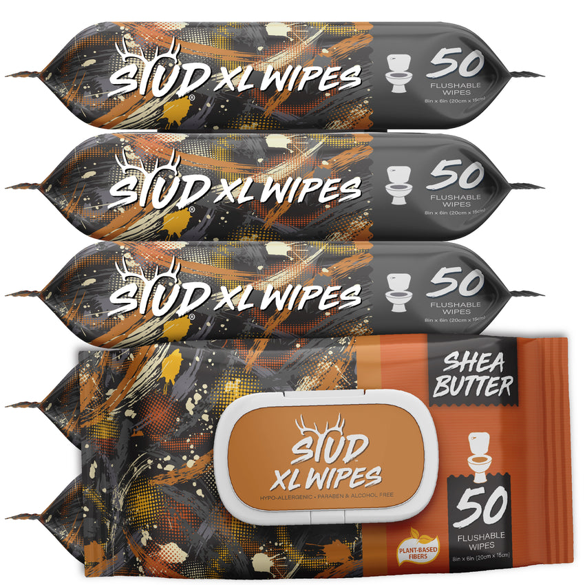 Stud Wipes 300CT Bundle Shea Butter
